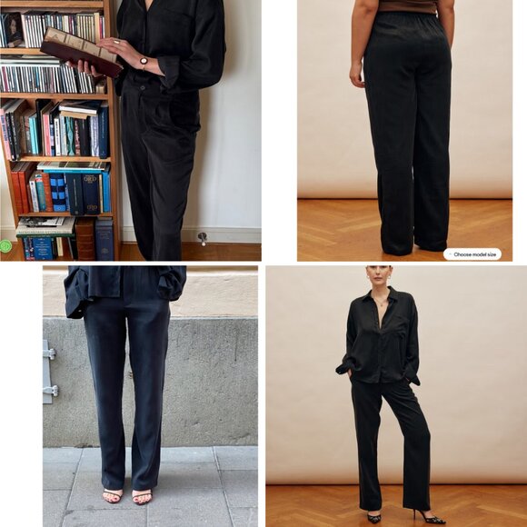 Djerf Avenue On The Go Pants Ash Size Small MSRP $130 New Without Tags - Picture 3 of 14